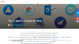 
                            12. 15 Best Email Apps for 2018 - Zapier