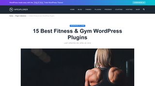 
                            9. 15 Best Fitness & Gym WordPress Plugins - WPExplorer