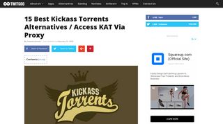 
                            4. 15 Best Kickass Torrents Alternatives / KAT Proxy (February 2019)