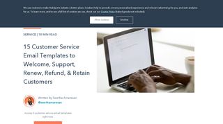 
                            10. 15 Customer Service Email Templates to Welcome, ...