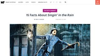 
                            11. 15 Facts About Singin' in the Rain | Mental Floss