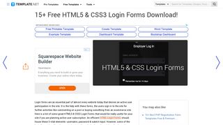 
                            4. 15+ Free HTML5 & CSS3 Login Forms Download | Free & Premium ...