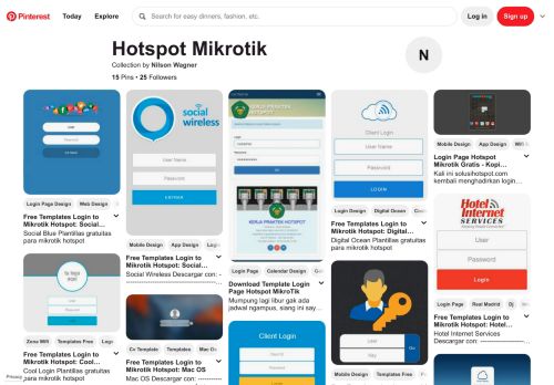 
                            5. 15 melhores imagens de Hotspot Mikrotik | Login page, Templates e Wifi