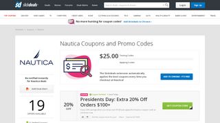 
                            9. 15% Off Nautica Coupons, Promo Codes & Deals ~ Feb 2019