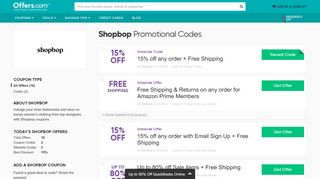 
                            3. 15% off Shopbop Promotional Codes & Discount Codes 2019