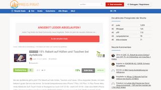 
                            13. 15% Rabatt auf Hüllen und Taschen bei Apfelkiste - Preispirat