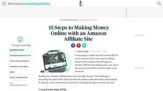 
                            5. 15 Steps to Make Money with Your Own Amazon Affiliate Site