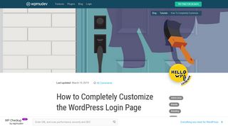
                            7. 15 Surprisingly Useful WordPress Login Plugins - WPMU DEV