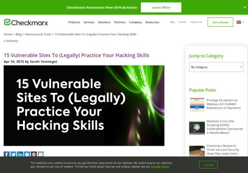 
                            2. 15 Vulnerable Sites To (Legally) Practice Your Hacking Skills