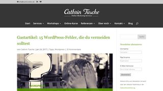 
                            5. 15 WordPress-Fehler, die du unbedingt vermeiden solltest