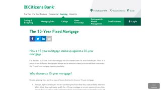 
                            7. 15-Year Mortgage | Citizens Bank