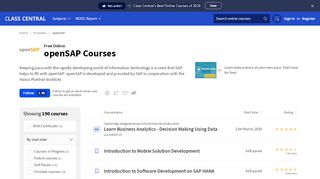 
                            5. 150 openSAP Free Online Courses and MOOCs | Class ...