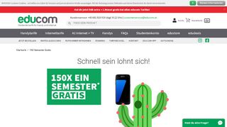 
                            9. 150 Semester Gratis - Educom