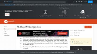 
                            2. 15.04 and Nvidia: login loop - Ask Ubuntu