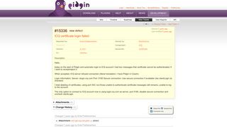 
                            12. #15336 (ICQ certificate login failed) – Pidgin