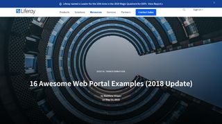 
                            10. 16 Awesome Web Portal Examples | Digital Strategy | Liferay Blogs