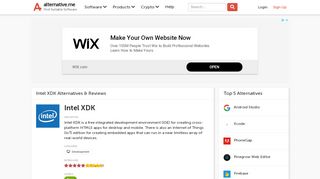 
                            9. 16 Best Intel XDK Alternatives | Reviews | Pros & Cons - Alternative.me