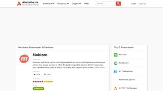 
                            11. 16 Best Mobizen Alternatives | Reviews | Pros & Cons - Alternative.me