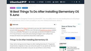 
                            10. 16 Best Things To Do After Installing Elementary OS 5 Juno - UbuntuPIT