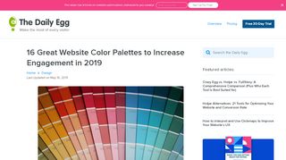 
                            5. 16 Great Website Color Palettes to Increase Engagement (2019)