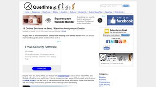 
                            2. 16 Online Services to Send / Receive Anonymous Emails - Quertime