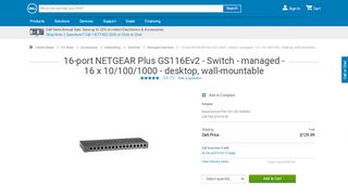 
                            12. 16-port NETGEAR ProSafe Plus GS116Ev2 - Switch - managed - 16 x ...