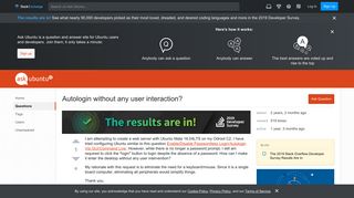 
                            12. 16.04 - Autologin without any user interaction? - Ask Ubuntu