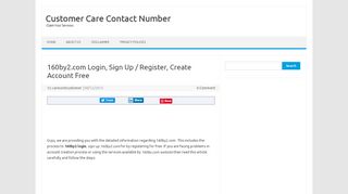 
                            5. 160by2.com Login, Sign Up / Register, Create Account Free