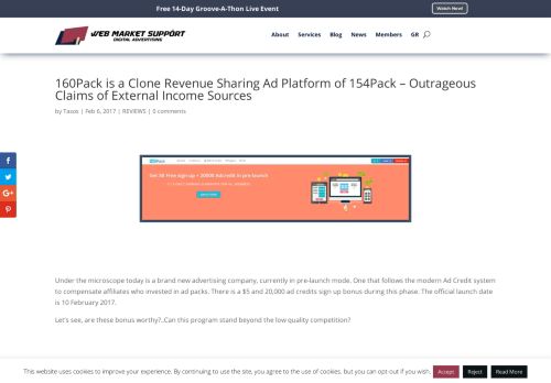 
                            4. 160Pack is a Clone Revenue Sharing Ad Platform of ...