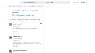 
                            5. 164 Teamcenter Enterprise jobs in United States - LinkedIn