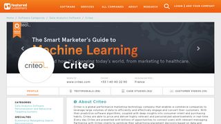 
                            7. 167 Customer Reviews & Customer References of Criteo ...