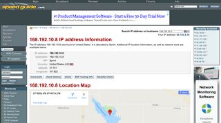 
                            7. 168.192.10.8 IP Address Location | SG IP network tools - SpeedGuide