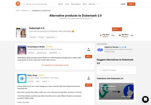 
                            12. 17 Alternatives to Dubsmash 2.0 for Android, iPhone | Product Hunt