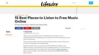 
                            7. 17 Best Places to Listen to Free Music Online - Lifewire