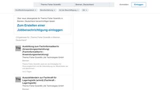 
                            10. 17 Jobs für „Thermo Fisher Scientific“ in Bremen - LinkedIn