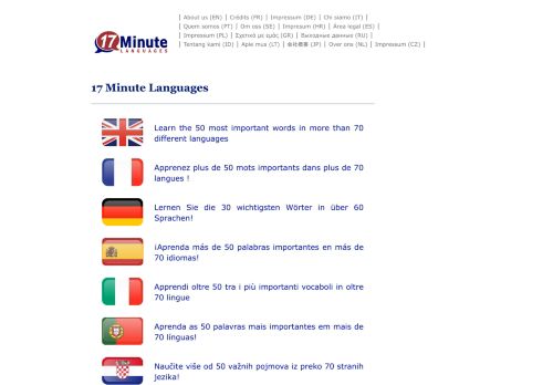 
                            4. 17 Minute Languages