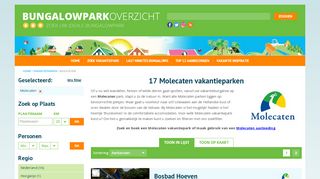 
                            11. ▷ 17 Molecaten vakantieparken - Bungalowparkoverzicht.nl