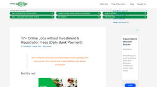 
                            4. 17+ Online Jobs without Investment that Pay Daily Rs. 2000/- in Bank A/c