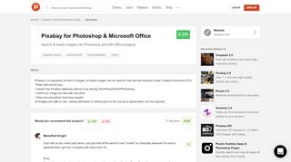 
                            12. 17 Pixabay for Photoshop & Microsoft Office Reviews - Pros, Cons and ...