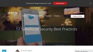 
                            10. 17 Salesforce Security Best Practices - Skyhigh Networks