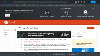 
                            2. 17.04 update login loop - Ask Ubuntu