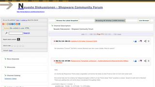 
                            12. 171 - Neueste Diskussionen - Shopware Community Forum - RSSing ...