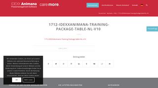 
                            7. 1712-IDEXXAnimana-Training-Package-table-NL-v10 – Animana