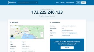 
                            7. 173.225.240.133 IP Address Details - IPinfo IP Address Geolocation API