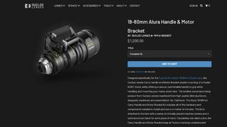 
                            12. 18-80mm Alura Handle & Motor Bracket - Duclos Lenses