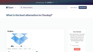 
                            5. 18 best alternatives to Cloudup as of 2019 - Slant