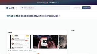 
                            9. 18 best alternatives to Newton Mail as of 2019 - Slant