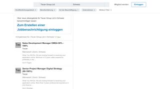 
                            9. 18 Jobs für Tecan Group Ltd | LinkedIn