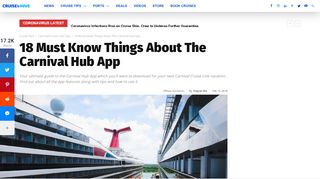 
                            10. 18 Must Know Things About The Carnival Hub App - Cruise Hive