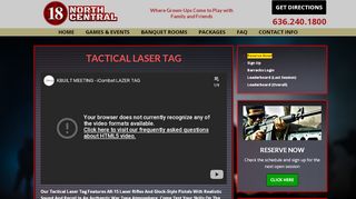 
                            10. 18 North Central – Tactical Laser Tag | Powered By iCombat